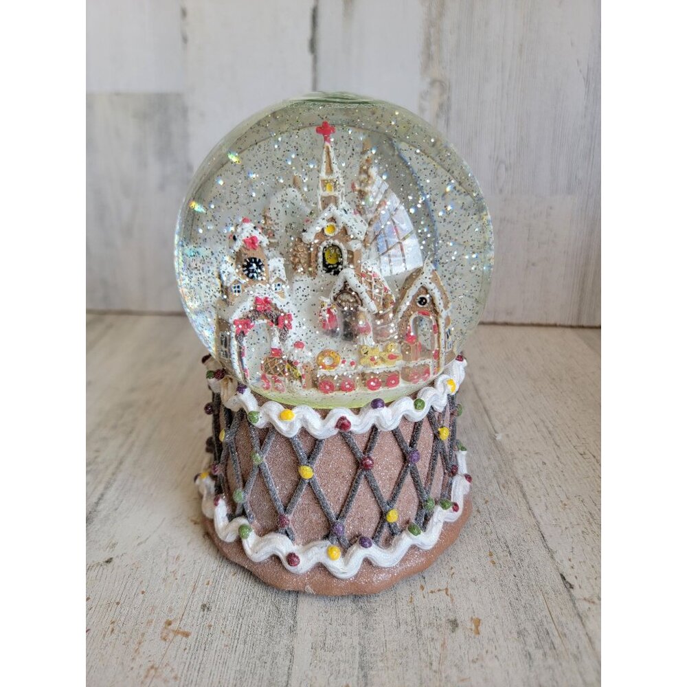 Gingerbread glitter snowman candyland‎ light up music Xmas unique